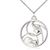 Madonna and Child Profile Necklace - Sterling Silver