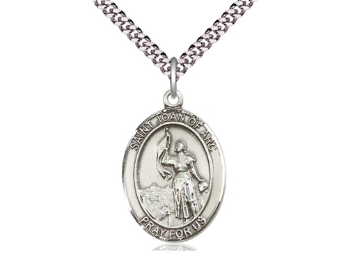 St Joan of Arc Sterling Silver Medal