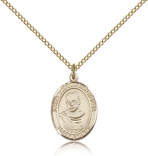 St Maximilian Kolbe Gold Filled Medal