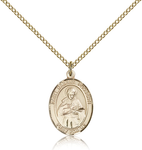 St Gabriel Possenti Gold Filled Medal