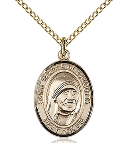 St. Teresa of Calcutta Gold Filled Medal