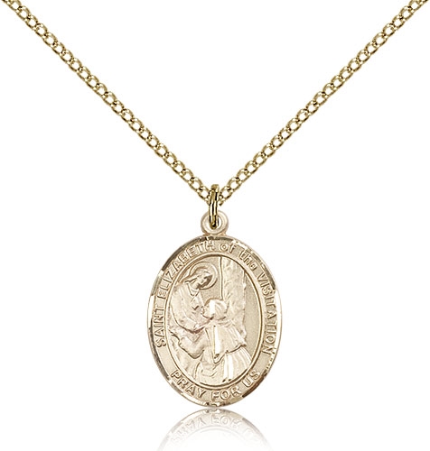 St Elizabeth of the Visitation Gold Filled Medal