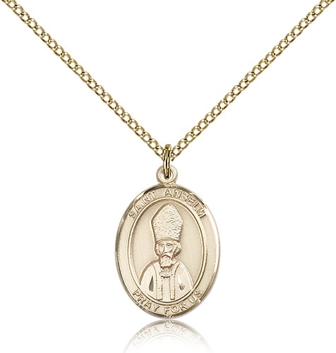 St Anselm Gold Filled Medal