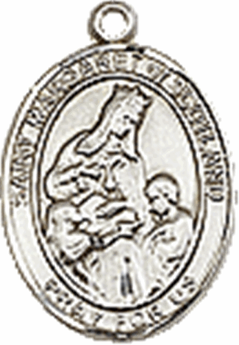 St Margaret of Scotland Sterling Silver Medal