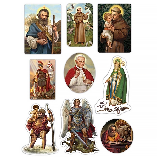 Catholic Stickers - Saints for Boys