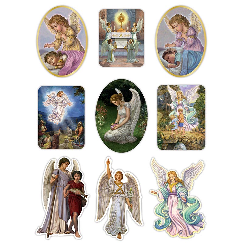 Catholic Stickers - Guardian Angels