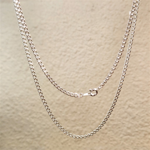 24-Inch Stainless Steel Chain with Clasp - Single or Bulk