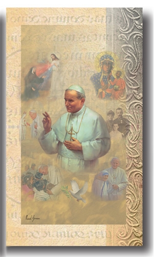 St. John Paul II Biography Prayer Folder