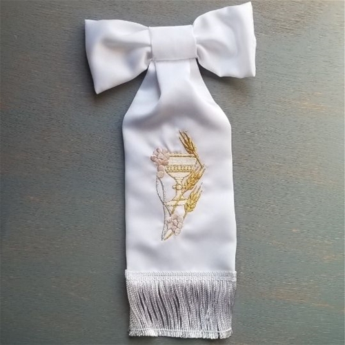 First Communion Armband - Chalice, Wheat, and Grapes