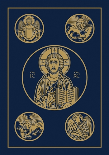 Ignatius Catholic Bible (RSV-2CE) - LARGE PRINT - Blue Hardback Cover