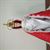 Red Handmade Vestment for 24-Inch Statue - Front View