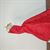 Red Handmade Vestment for 24-Inch Statue - Side View