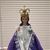 Violet Handmade Vestment for 24-Inch Statue - Front View