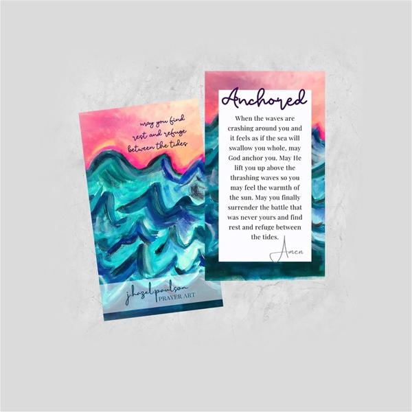 Anchored Prayer Card - May Your Find Rest and Refuge