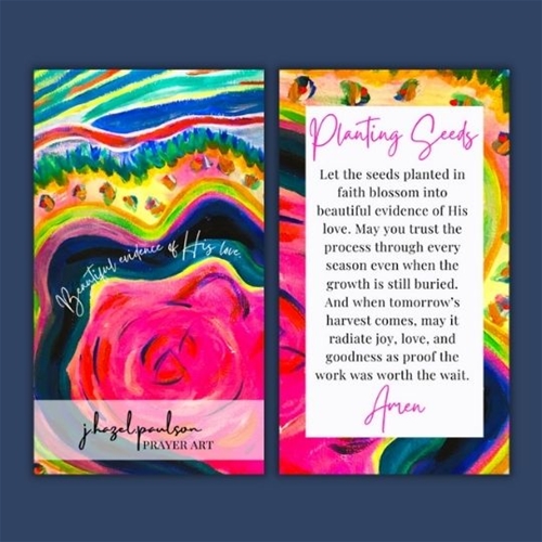 Planting Seeds Prayer Card