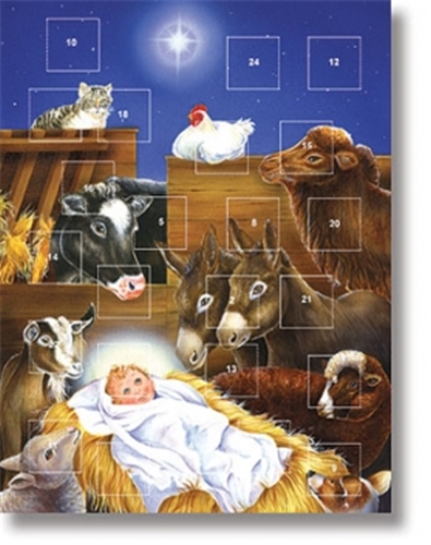 Advent Calendar - Jesus In Manger