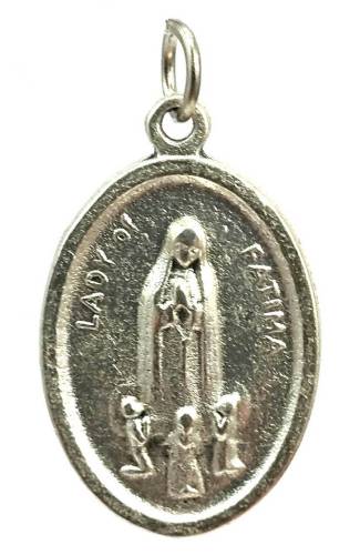 Our Lady of Fatima Oxidized Medal