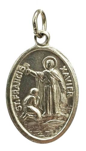 St. Francis Xavier Oxidized Medal