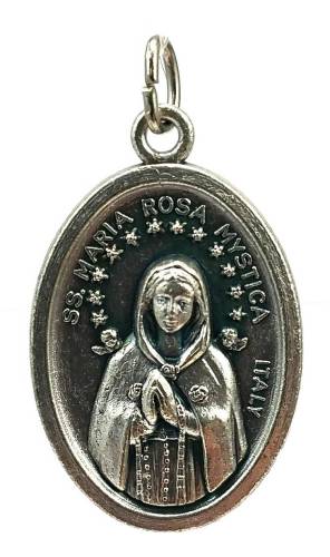 Maria Rosa Mystica Oval Medal