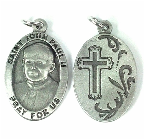 Pewter Pope St. John Paul II Medal
