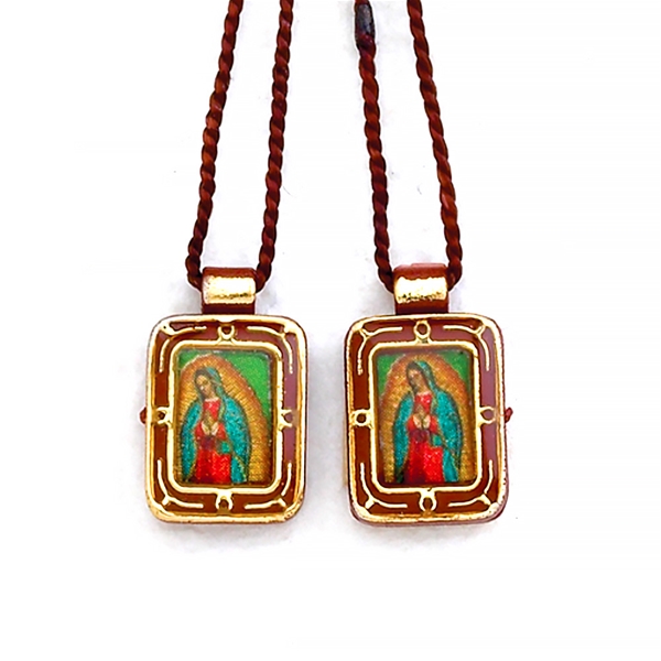 Our Lady of Guadalupe Badge Scapular