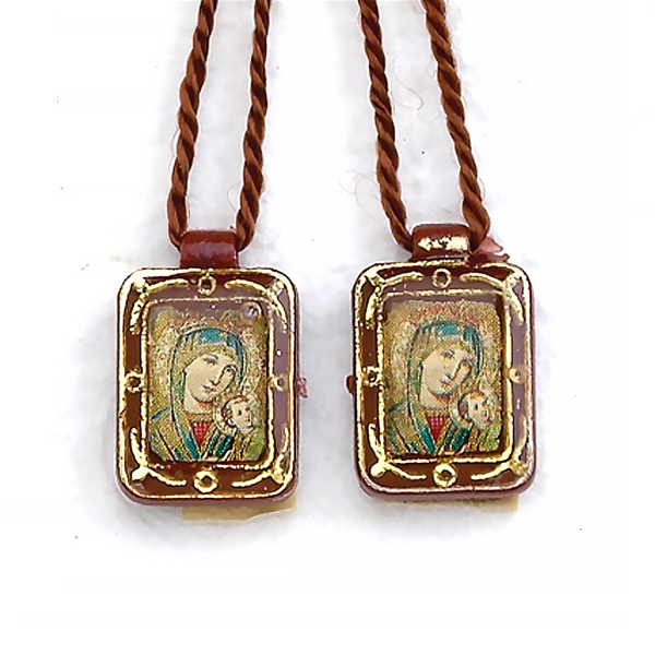 Our Lady of Perpetual Help Badge Scapular