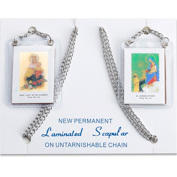 Brown Scapular on Chain