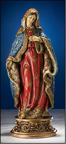 Immaculate Heart of Mary Statue - 9.25 inch