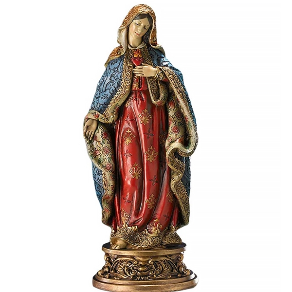 Immaculate Heart of Mary Statue - 9.25-Inch