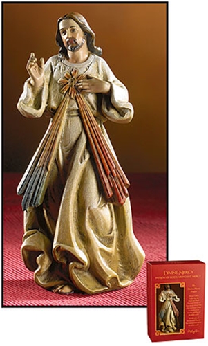 Divine Mercy Statue - 4 Inch