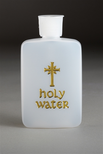 Platic Holy Water Bottle - 4-Ounce - Without Water