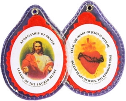 League of the Sacred Heart Cloth Scapular in Vinyl
