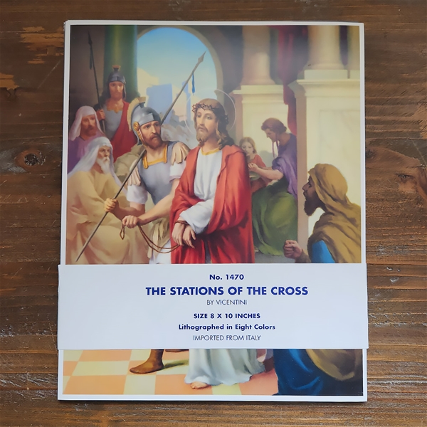 The Stations of the Cross - Set of 14 Prints - 8&quot;x10&quot; Lithographs