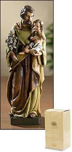 Saint Joseph with Child Statue - 8 inch