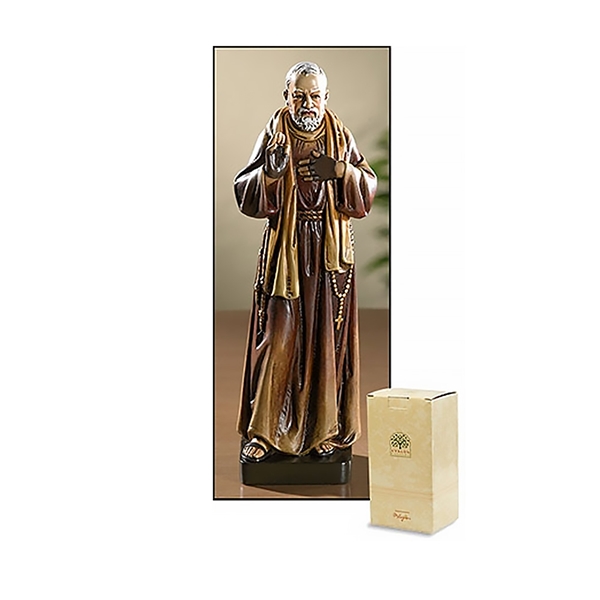 Saint Padre Pio Statue - 8-Inch