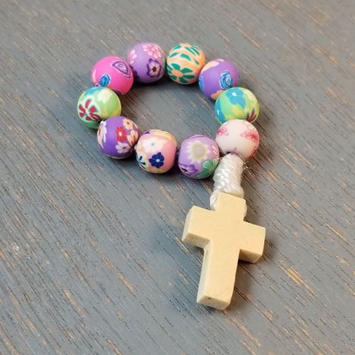 Colorful One-Decade Children&#39;s Rosary