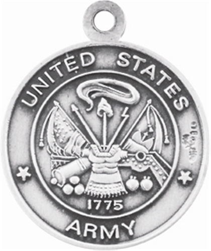 Sterling St Christopher Army Medal