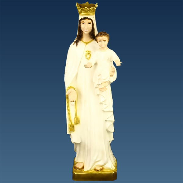 Our Lady of Mercy White Vinyl Statue