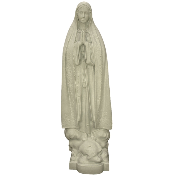 32-Inch Fatima Garden Statue with Granite Finish