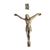 Silver Pewter Corpus with INRI Sign - 2.25-Inch with Pegged Attachment