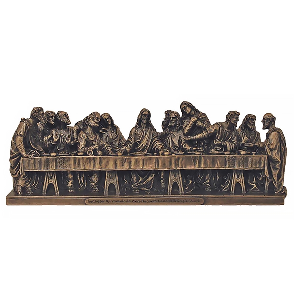 Last Supper Statue, Cold Cast Bronze