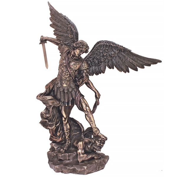St. Michael Statue by Veronese - Cold Cast Bronze - 29-Inch