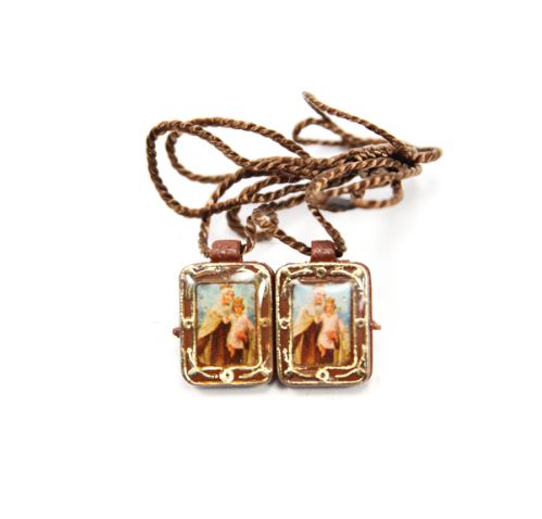 Our Lady of Mount Carmel Badge Scapular