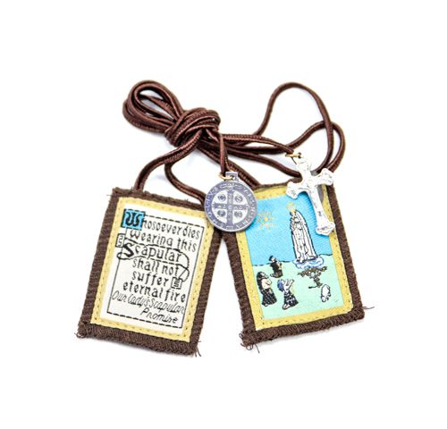 Our Lady of Fatima Wool Scapular