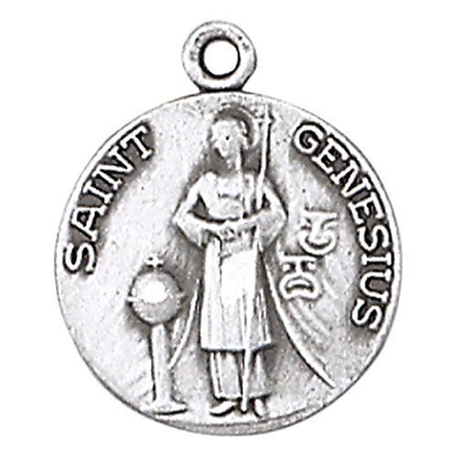 St Genesius Patron Saint Medal