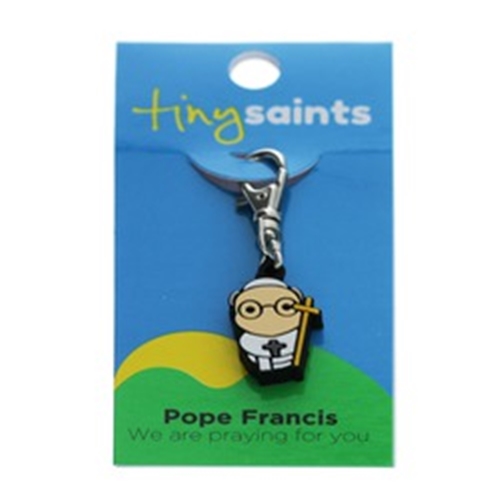 Pope Francis Tiny Saint Charm