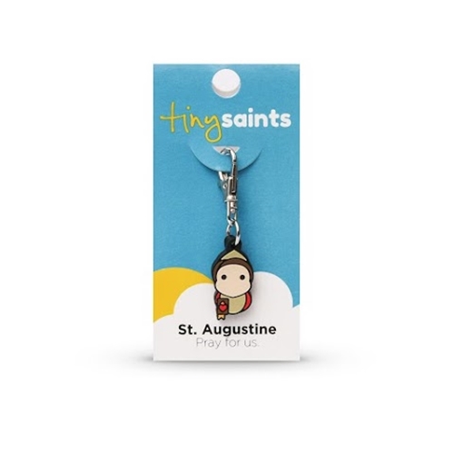 St. Augustine Tiny Saint Charm