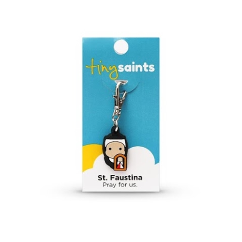 St. Faustina Tiny Saint Charm