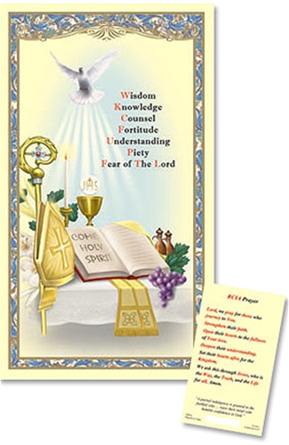 RCIA Laminated Prayer Card