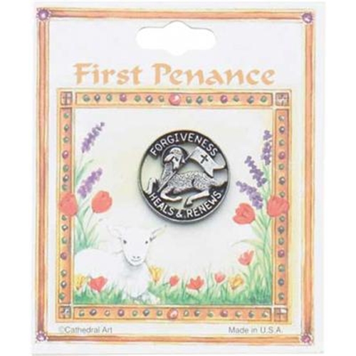 Pewter First Reconciliation Pin